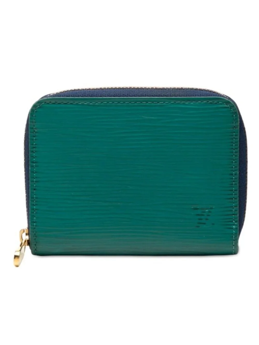 Louis Vuitton Epi Zippy Coin Purse Zip Around Emlord Green Leather